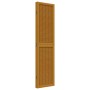 Biombo separador de 4 paneles madera maciza paulownia marrón de , Divisores de ambientes - Ref: Foro24-358817, Precio: 105,79...