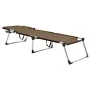 Tumbona senior extra alta plegable aluminio marrón de vidaXL, Tumbonas - Ref: Foro24-47916, Precio: 175,03 €, Descuento: %