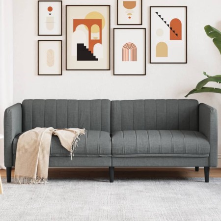 Sofá de 3 plazas tela gris oscuro de , Sofás - Ref: Foro24-372614, Precio: 252,87 €, Descuento: %