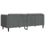 Sofá de 3 plazas tela gris oscuro de , Sofás - Ref: Foro24-372614, Precio: 250,22 €, Descuento: %
