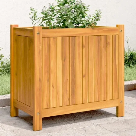 Jardinera con forro madera maciza de acacia 54x31x50 cm de , Maceteros y jardineras - Ref: Foro24-366431, Precio: 69,62 €, De...