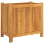 Jardinera con forro madera maciza de acacia 54x31x50 cm de , Maceteros y jardineras - Ref: Foro24-366431, Precio: 70,89 €, De...