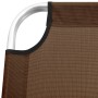 Tumbona senior extra alta plegable aluminio marrón de vidaXL, Tumbonas - Ref: Foro24-47916, Precio: 178,14 €, Descuento: %