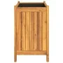 Jardinera con forro madera maciza de acacia 54x31x50 cm de , Maceteros y jardineras - Ref: Foro24-366431, Precio: 69,62 €, De...