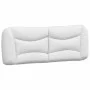 Estructura cama con LED cuero sintético blanco negro 120x200 cm de , Camas y somieres - Ref: Foro24-3213926, Precio: 220,80 €...