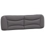 Estructura de cama con luz LED cuero sintético gris 180x200 cm de , Camas y somieres - Ref: Foro24-3213951, Precio: 261,37 €,...