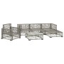 Set de muebles de jardín 6 pzas y cojines ratán sintético gris de vidaXL, Conjuntos de jardín - Ref: Foro24-46811, Precio: 39...