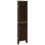 Biombo separador de 5 paneles madera paulownia marrón oscuro de , Divisores de ambientes - Ref: Foro24-358661, Precio: 107,67...
