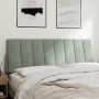 Cabecero de cama acolchado terciopelo gris claro 120 cm de , Cabeceros y pies de cama - Ref: Foro24-374661, Precio: 48,30 €, ...