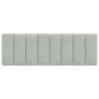 Cabecero de cama acolchado terciopelo gris claro 120 cm de , Cabeceros y pies de cama - Ref: Foro24-374661, Precio: 48,30 €, ...