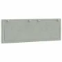 Light gray velvet padded headboard 120 cm by , Headboards and footboards - Ref: Foro24-374661, Price: 46,46 €, Discount: %