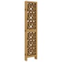 Biombo separador de 6 paneles madera maciza paulownia marrón de , Divisores de ambientes - Ref: Foro24-358874, Precio: 110,19...