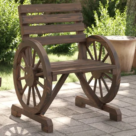 Sillas de jardín 4 unidades madera maciza de abeto de , Sillas de jardín - Ref: Foro24-3207128, Precio: 434,74 €, Descuento: %