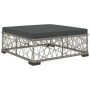 Set de muebles de jardín 6 pzas y cojines ratán sintético gris de vidaXL, Conjuntos de jardín - Ref: Foro24-46811, Precio: 39...