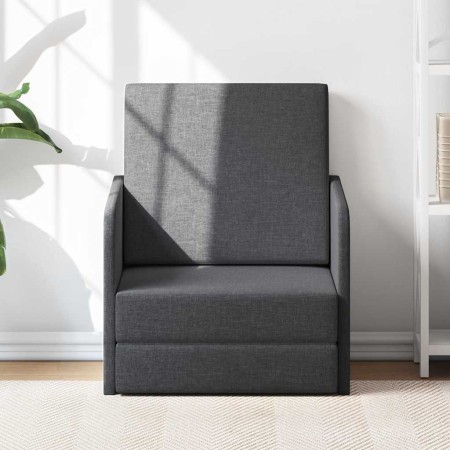 Sillón convertible tela gris oscuro en Sillones | Comprar online en Foru.es
