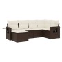 Set sofás de jardín 6 piezas y cojines ratán sintético marrón de , Conjuntos de jardín - Ref: Foro24-3220462, Precio: 382,92 ...