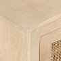 Mueble de TV madera maciza de mango y hierro 110x30x40 cm de , Almacenamiento para CD y DVD - Ref: Foro24-372022, Precio: 144...