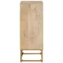 Aparador de hierro y madera maciza de mango 55x30x76 cm de , Taquillas y armarios de almacenamiento - Ref: Foro24-372020, Pre...