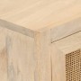 Aparador de hierro y madera maciza de mango 55x30x76 cm de , Taquillas y armarios de almacenamiento - Ref: Foro24-372020, Pre...