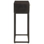 Mesa consola madera maciza de mango y hierro negro 90x30x76 cm de , Mesas auxiliares - Ref: Foro24-372003, Precio: 108,37 €, ...