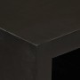 Aparador de hierro y madera maciza de mango negro 55x30x76 cm de , Taquillas y armarios de almacenamiento - Ref: Foro24-37200...