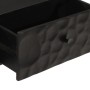 Mesa consola madera maciza de mango y hierro negro 90x30x76 cm de , Taquillas y armarios de almacenamiento - Ref: Foro24-3720...