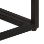 Mesa consola madera maciza de mango y hierro negro 90x30x76 cm de , Taquillas y armarios de almacenamiento - Ref: Foro24-3720...