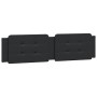 Cabecero de cama acolchado cuero sintético negro 200 cm de , Cabeceros y pies de cama - Ref: Foro24-374883, Precio: 58,49 €, ...
