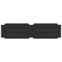Cabecero de cama acolchado cuero sintético negro 200 cm de , Cabeceros y pies de cama - Ref: Foro24-374883, Precio: 58,49 €, ...