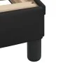 Cama con colchón cuero sintético negro 90x200 cm de , Camas y somieres - Ref: Foro24-3208768, Precio: 286,20 €, Descuento: %