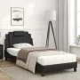 Cama con colchón cuero sintético negro 90x190 cm de , Camas y somieres - Ref: Foro24-3208761, Precio: 256,70 €, Descuento: %