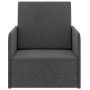 Sillón convertible tela gris oscuro en Sillones | Comprar online en Foru.es