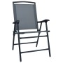 Sillas plegables de jardín 2 unidades textilene gris de vidaXL, Sillas de jardín - Ref: Foro24-47922, Precio: 85,72 €, Descue...