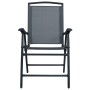 Sillas plegables de jardín 2 unidades textilene gris de vidaXL, Sillas de jardín - Ref: Foro24-47922, Precio: 85,72 €, Descue...