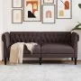 Chesterfield 2-Sitzer-Sofa aus dunkelbraunem Stoff von , Sofas - Ref: Foro24-372550, Preis: 299,62 €, Rabatt: %