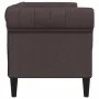 Chesterfield 2-Sitzer-Sofa aus dunkelbraunem Stoff von , Sofas - Ref: Foro24-372550, Preis: 299,62 €, Rabatt: %