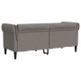 Sofá Chesterfield de 2 plazas tela gris taupe de , Sofás - Ref: Foro24-372552, Precio: 253,77 €, Descuento: %