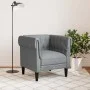 Chesterfield armchair in light gray fabric by , Sofas - Ref: Foro24-372538, Price: 174,58 €, Discount: %