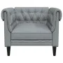 Chesterfield armchair in light gray fabric by , Sofas - Ref: Foro24-372538, Price: 174,58 €, Discount: %