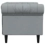 Chesterfield armchair in light gray fabric by , Sofas - Ref: Foro24-372538, Price: 174,58 €, Discount: %