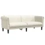Sofá de 3 plazas terciopelo crema de , Sofás - Ref: Foro24-372592, Precio: 258,66 €, Descuento: %