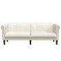 Sofá de 3 plazas terciopelo crema de , Sofás - Ref: Foro24-372592, Precio: 262,42 €, Descuento: %