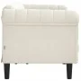 Sofá de 3 plazas terciopelo crema de , Sofás - Ref: Foro24-372592, Precio: 258,66 €, Descuento: %