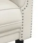 Sofá de 3 plazas terciopelo crema de , Sofás - Ref: Foro24-372592, Precio: 258,66 €, Descuento: %