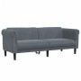 Sofá de 3 plazas terciopelo gris oscuro de , Sofás - Ref: Foro24-372586, Precio: 285,03 €, Descuento: %