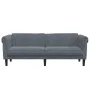 Sofá de 3 plazas terciopelo gris oscuro de , Sofás - Ref: Foro24-372586, Precio: 281,85 €, Descuento: %
