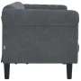 Sofá de 3 plazas terciopelo gris oscuro de , Sofás - Ref: Foro24-372586, Precio: 281,85 €, Descuento: %