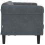 Sofá de 3 plazas terciopelo gris oscuro de , Sofás - Ref: Foro24-372586, Precio: 285,03 €, Descuento: %