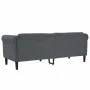 Dark gray velvet 3-seater sofa by , Sofas - Ref: Foro24-372586, Price: 281,85 €, Discount: %