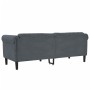 Sofá de 3 plazas terciopelo gris oscuro de , Sofás - Ref: Foro24-372586, Precio: 285,03 €, Descuento: %